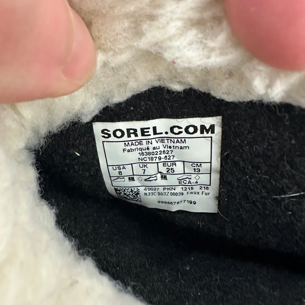 SOREL Yoot Pac Nylon waterproof winter pink size 8